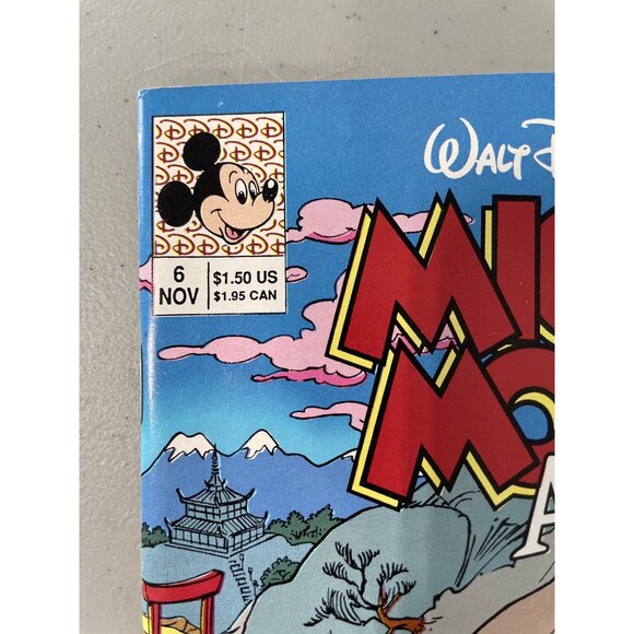Walt Disneys Mickey Mouse Adventures #6 November 1990 Comic Book Vintage - Picture 6 of 6